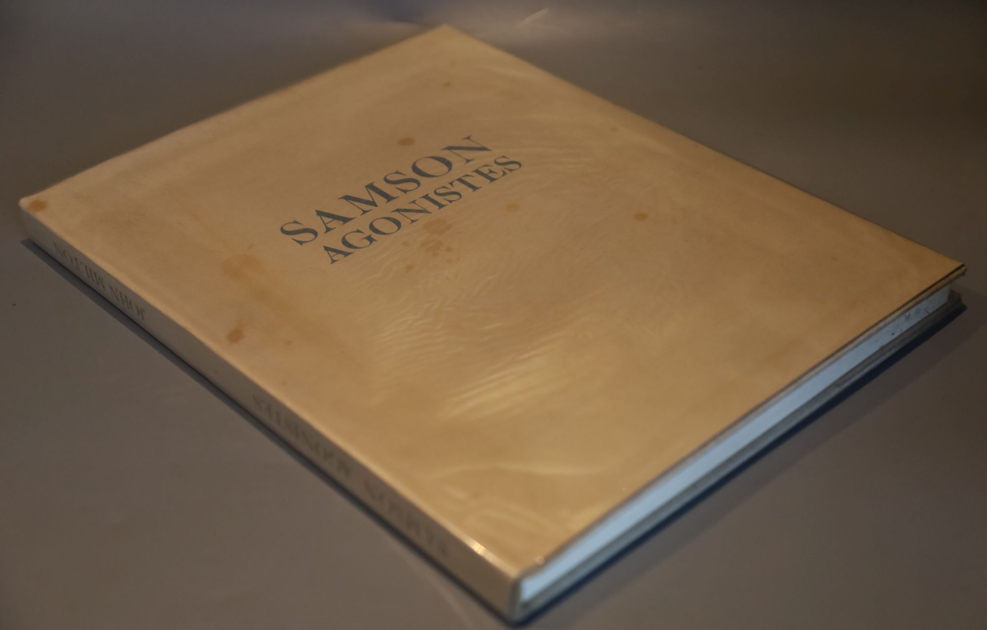 Milton, John - Samson Agonistes, illustrated by Robert Medley, folio, cloth with d.j., a signed limited edition, printed by Mell Clark,
